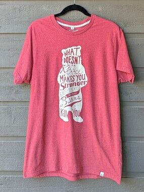 The Landmark Project What Doesn't Kill You Bears Short Sleeve Tee Red Large